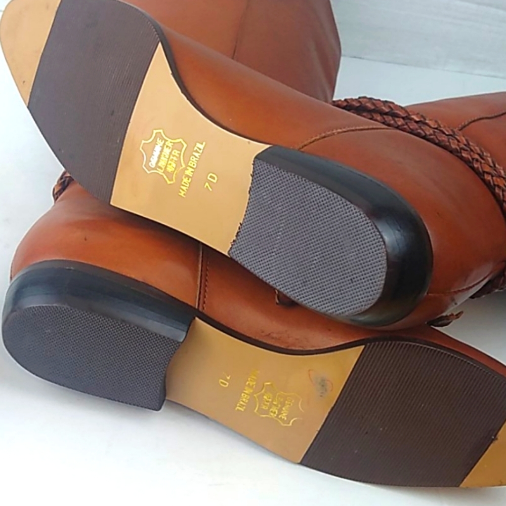 🎉HOST PICK!🎉  Brazilian Leather Congac Boots - Picture 6 of 11